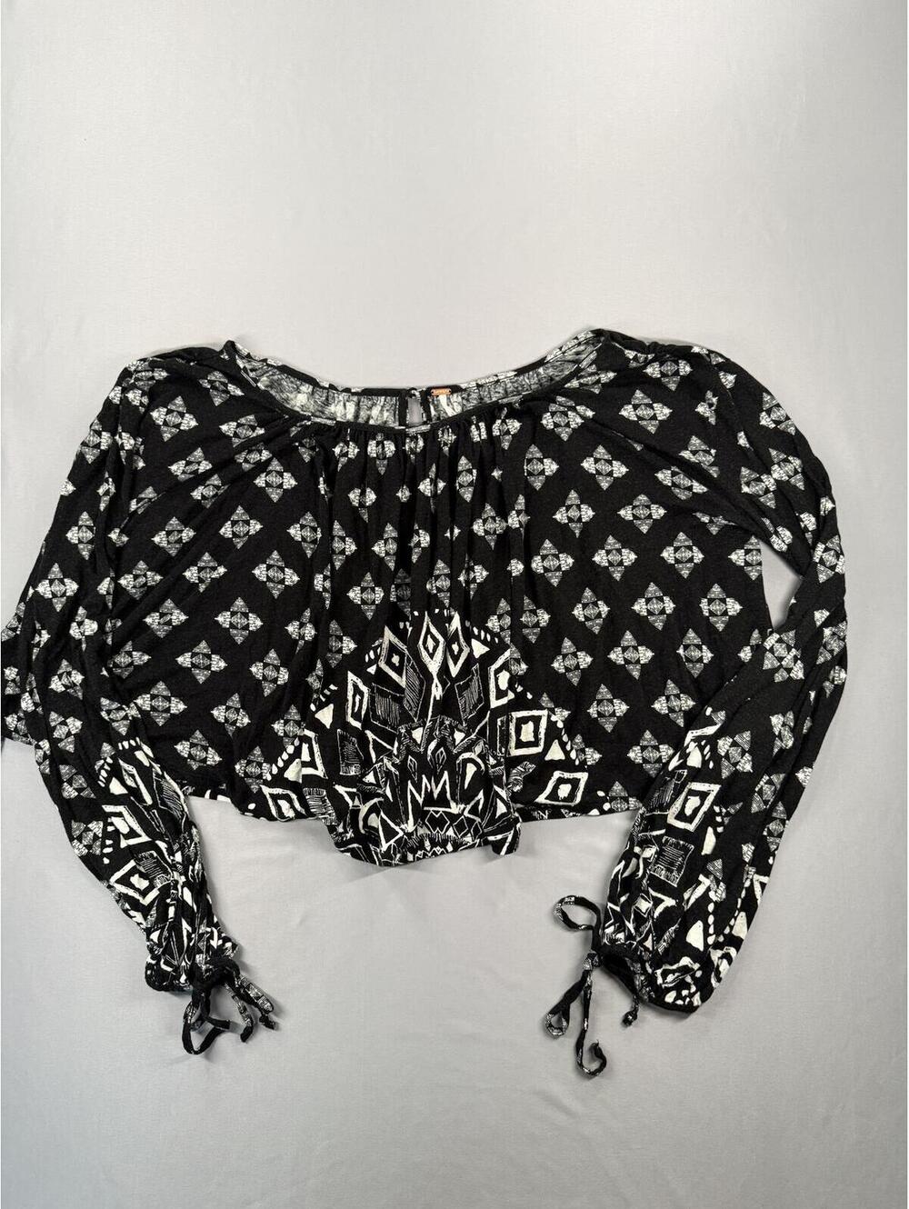 Free People | Small | Washed Black Dazed Print